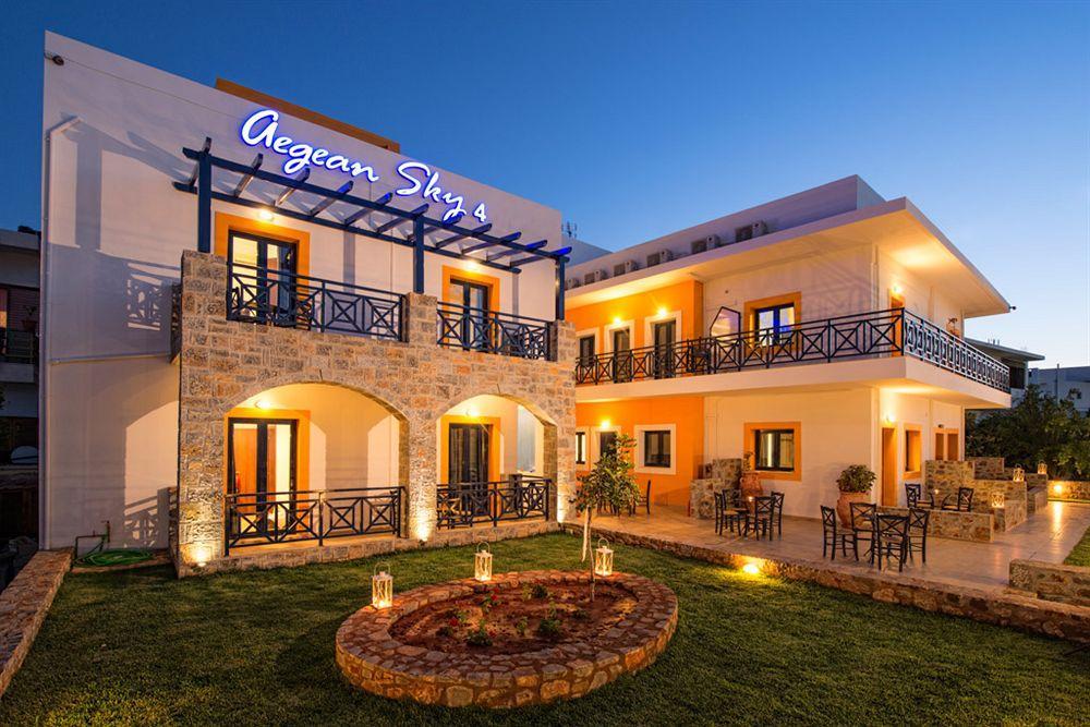 Aegean Sky Hotel-Suites Малиа Экстерьер фото